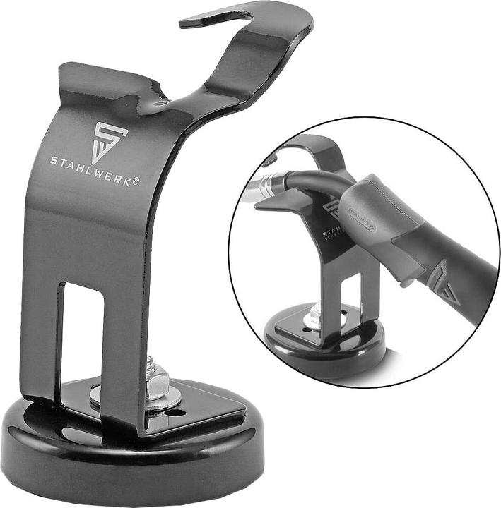 Actual product image Stahlwerk MIG MAG welding torch holder with magnetic base
