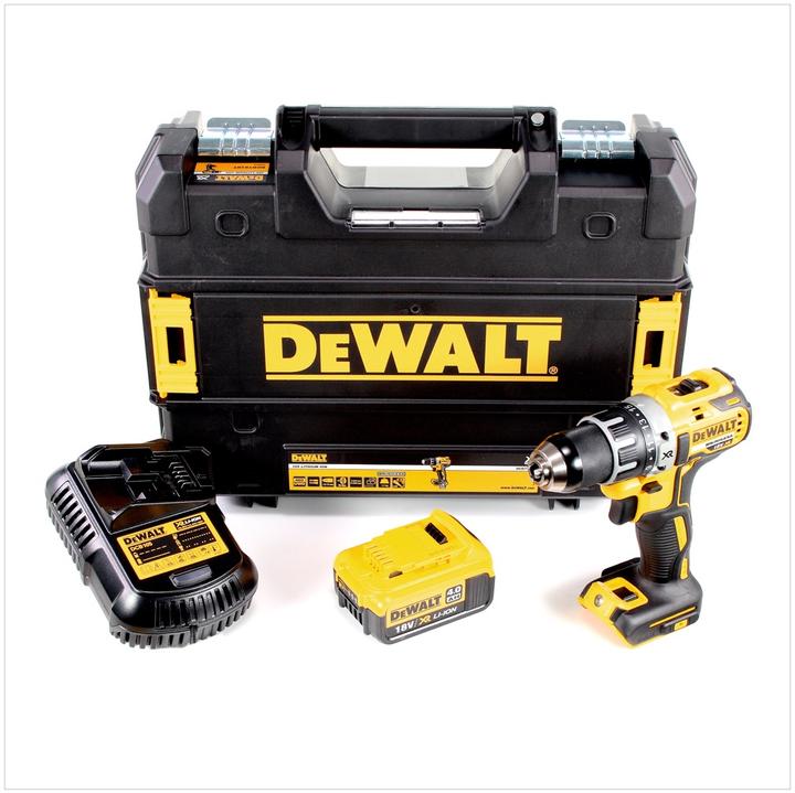 Productafbeelding DeWalt DCD 791 M1 18 V Perceuse sans fil Borstelloos met houder TSTAK-Box + 1x accu DCB 182 4,0 (Oplaadbare batterij)