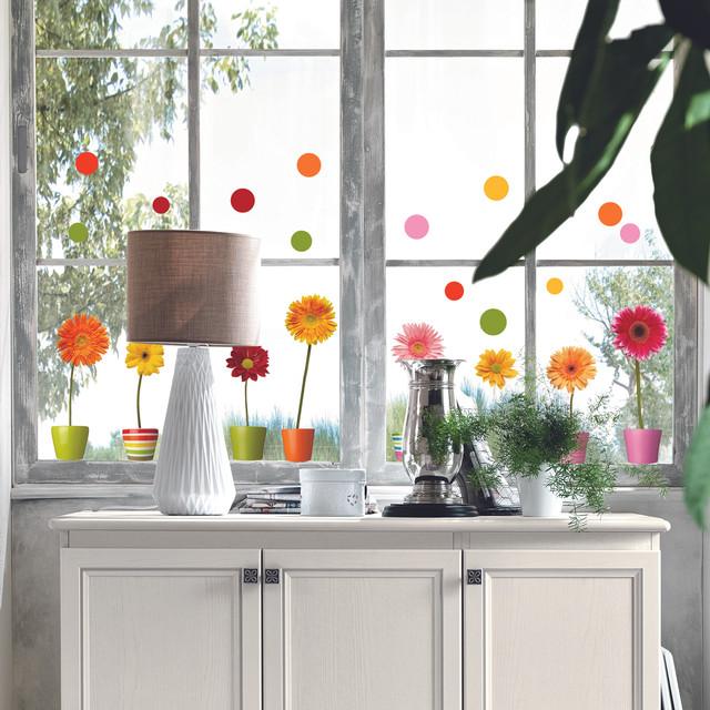 Immagine prodotto Crearreda Windowsticker 31x31 cm Gerberas