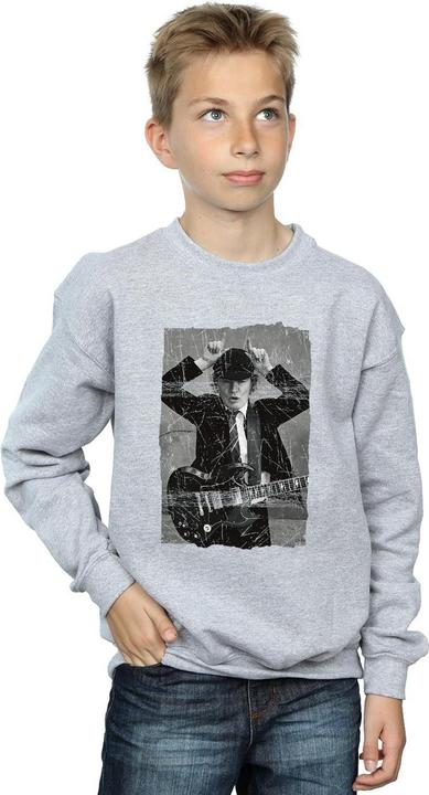 Immagine prodotto AC/DC Angus Young Distressed Photo Felpa Ragazzi (128)