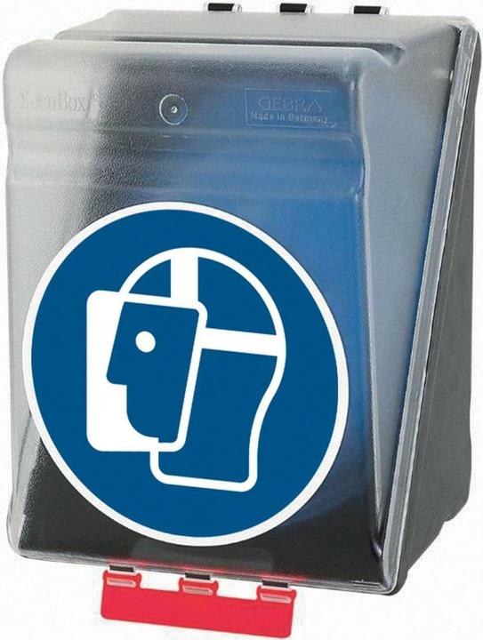 Actual product image Brady Storage and dispenser box for face shields