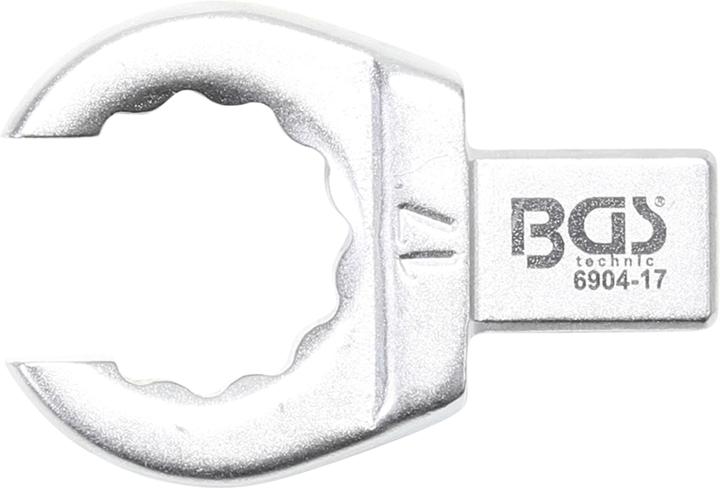 BGS Push Fit Ring Spanner open Type 17 mm Square Size 9 x 12 mm (17 mm)