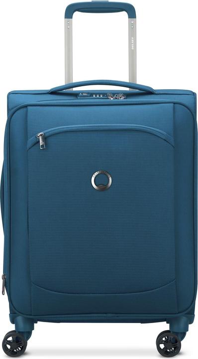 Delsey Montmartre Air 2.0 Handbagagekoffer - 55 cm Slim - Uitbreidbaar - Licht Blauw (40 l, Handgepäck (bis 50l))