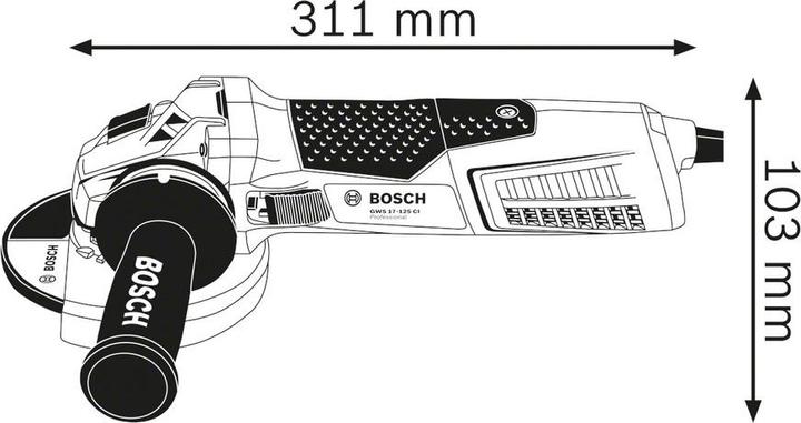Produktbild Bosch Professional Winkelschleifer GWS 19-125 CIE (125 mm)