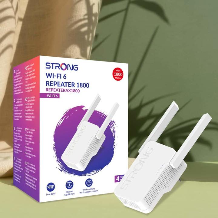Image du produit Strong REPEATERAX1800 REPEATERAX1800 (1201 Mbit/s, 574 Mbit/s)