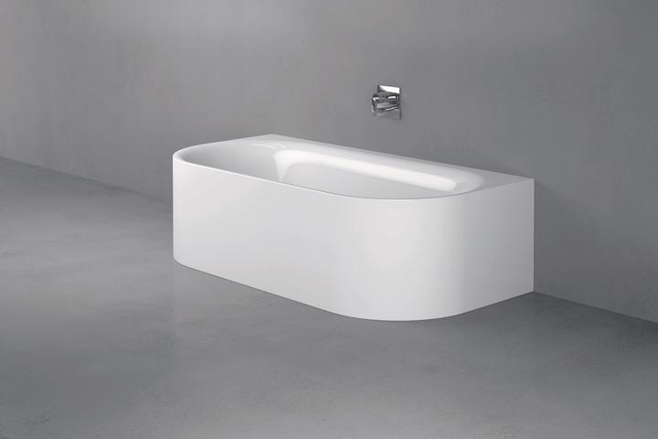 Produktbild Bette Vorwandbadewanne Doppelbadewanne Lux Oval I Silhouette 80 x 170 cm wei glatt 3415 (150 l, 170 cm, 80 cm)
