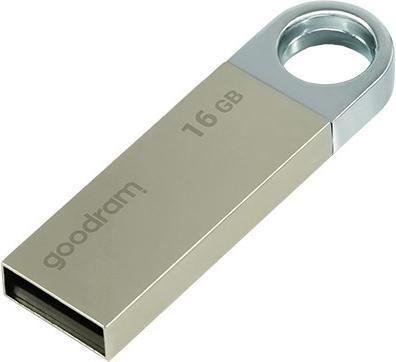 Produktbild Goodram 16GB USB 2.0 - 16 GB - USB Typ-A - 2.0 - 20 MB/s - Drehring - Schwarz - Silber (16 GB, USB-A, USB 2.0)