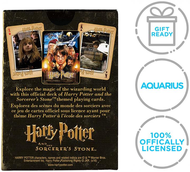 Produktbild Aquarius HARRY POTTER - A l'école des Sorciers - Jeu de cartes (Englisch)