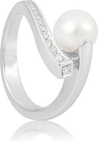 Image du produit Breuning BAGUE - C.ZP/brill. 0,105 Ct. H/si (61, Or 585/14 K)