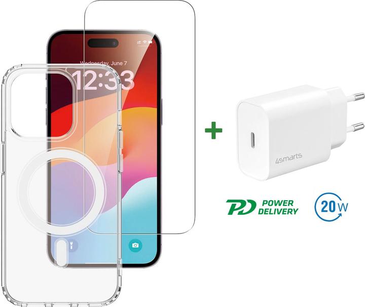 Image du produit 4smarts Kit de démarrage 3 en 1 (Apple iPhone 15 Pro)