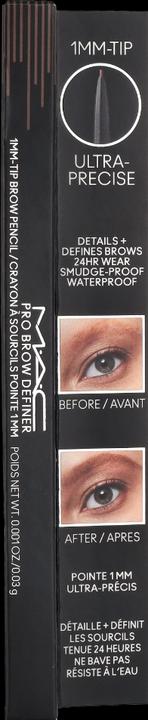 Actual product image MAC Cosmetics Pro Brow Definer 1Mm-Tip Brow Pencil Strut (Strut)