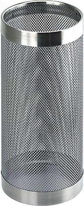 Produktbild ReinigungsBerater Perforierter Schirmständer Chrom aus Metall (21 x 21 x 49 cm)
