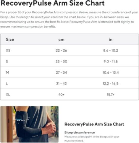 Actual product image Theragun Compression sleeve Recoverypulse