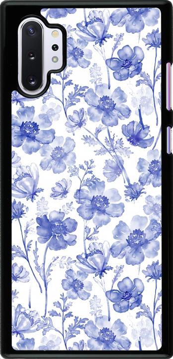 Actual product image PhoneLook Cover Spring 23 watercolor blue flowers (Samsung Galaxy Note 10+)