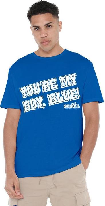 Actual product image Old School Mens My Boy Blue T-Shirt (L)