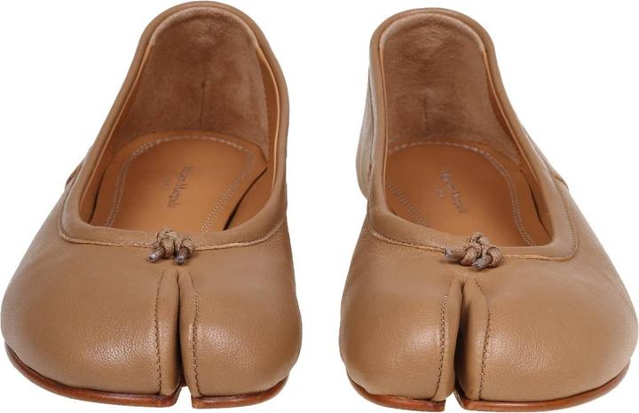 Produktbild Maison Martin Margiela Maison margiela tabi ballerina in camel color leather (38)