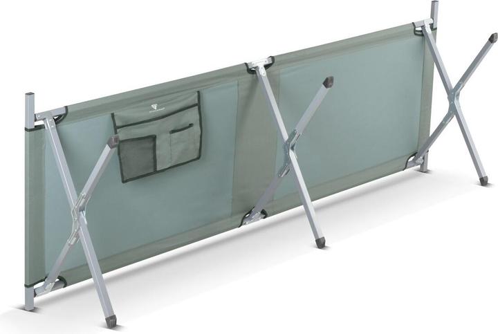 Produktbild Stahlwerk Campingliege 150 kg 190x63 cm Feldbett Campingbett Faltliege Faltbett
