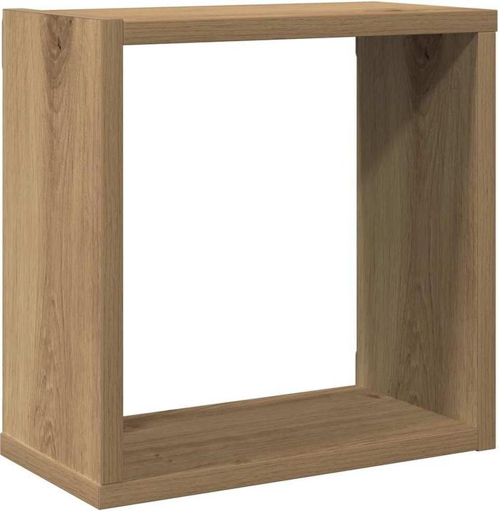 Immagine prodotto VidaXL Wandregal Hängeregal Regalwürfel Cube Lounge CD Regal 2Stk. Artisan-Eiche (30 x 15 x 30 cm)