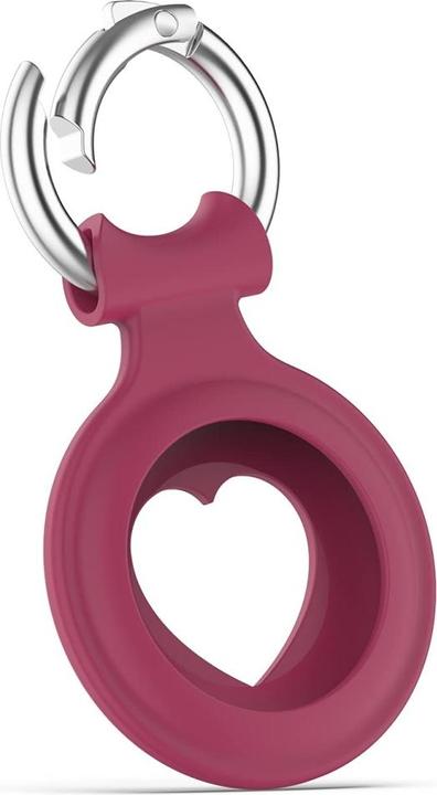Image du produit Screenguard Apple Airtag Liquid Silikon Heart Case mit Anhänger