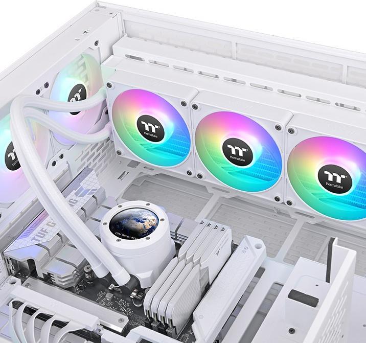 Actual product image Thermaltake TT TH360 V2 Ultra EX ARGB Sync Snow Edition All-In-One