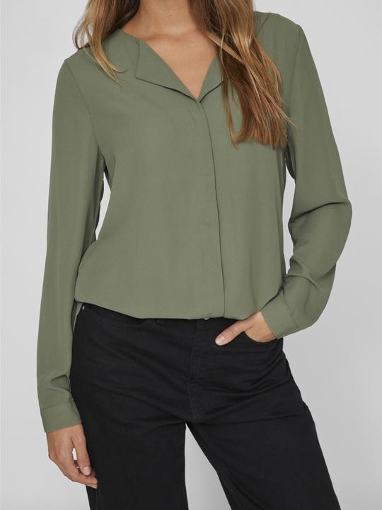 Image du produit Vila Chemise à col fendu High Low (L)