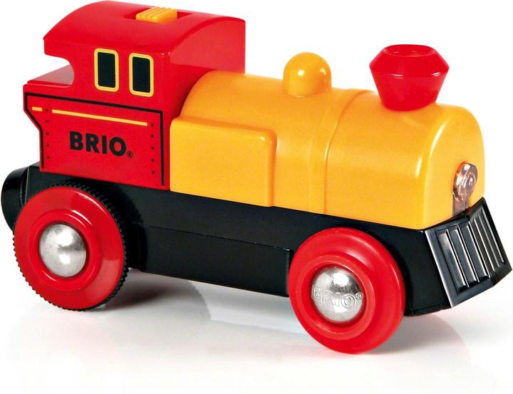 Actual product image Brio Battery locomotive yellow