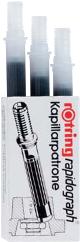 Actual product image Rotring Rapidograph (ink cartridges, Black)