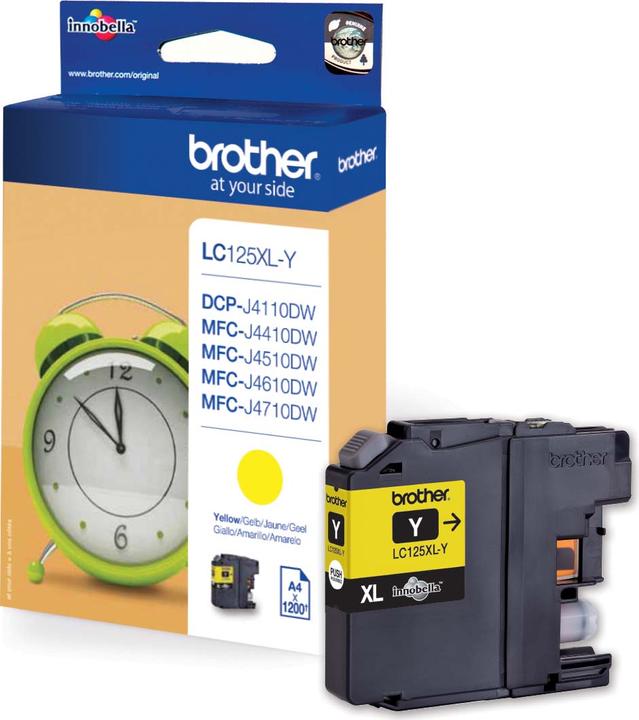 Actual product image Brother Lc-125xly (Y)