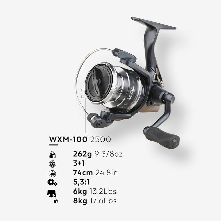 Image du produit Caperlan Moulinet pêche aux leurres - WXM 100 2500
