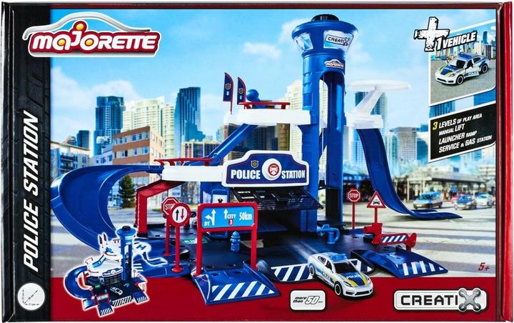 Image du produit Majorette Station de police Creatix + 1 véhicule