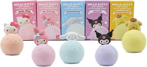 Actual product image YuMe 12pz) Hello Kitty and Friends Little Moon Display