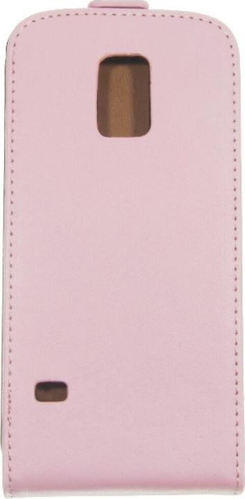 Immagine prodotto OEM Custodia Flip Slim in pelle per Galaxy S5 mini - rosa (Samsung Galaxy S5 Mini)