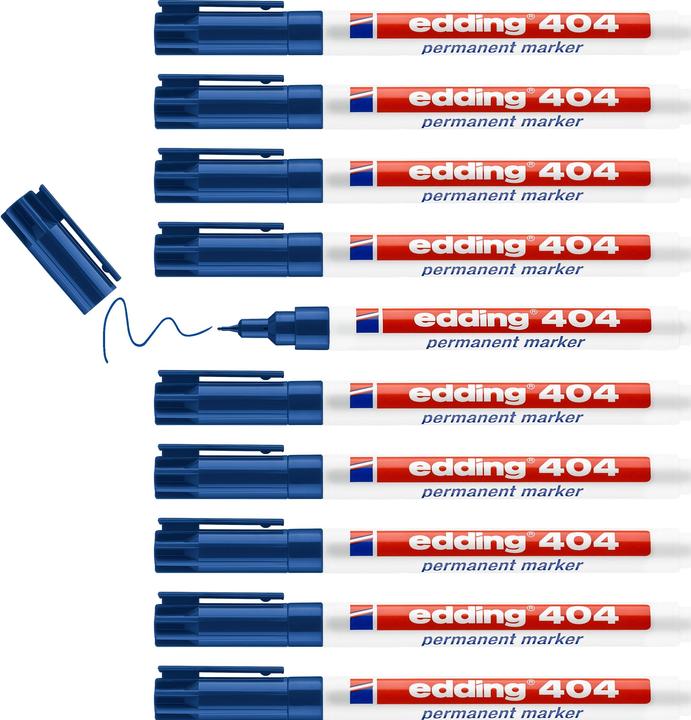 Immagine prodotto Edding Marcatore permanente 404 (Azzurro, 0.75 mm, 1 x)