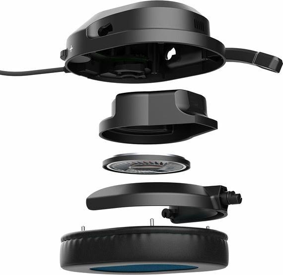 Actual product image JLab Audio Jlab Nightfall Wired Gaming Headset Black Wired, 3.5 mm AUX console cable (Cable)