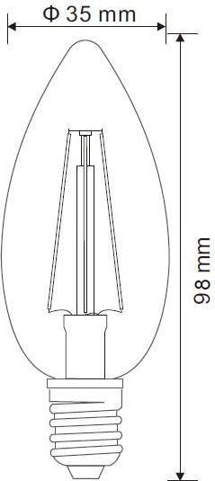 Actual product image Globo LED bulb nickel matt 2xE14 LED (E14, 4 W, 400 lm, 2 x, F)