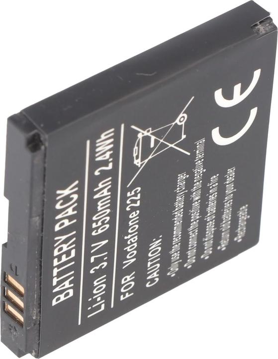 Actual product image AccuCell Battery Vodafone 125, 225, 246, Li3706T42P3h38385