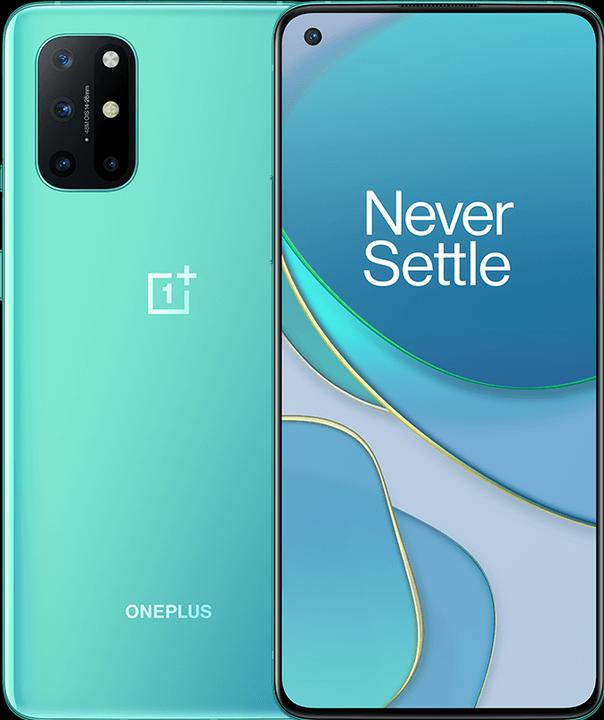 Actual product image OnePlus 8T (12GB) (256 GB, Aquamarine Green, 6.55", Dual SIM, 48 Mpx, 5G)