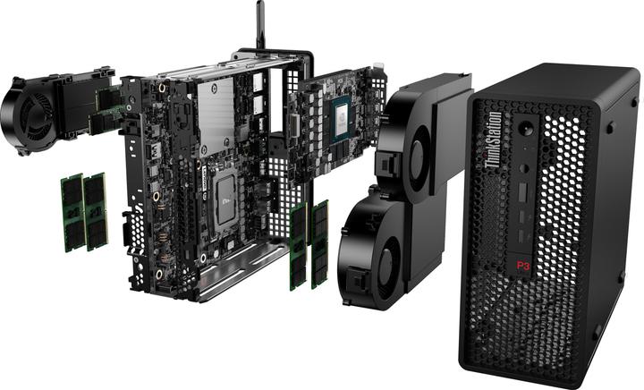 Produktbild Lenovo ThinkStation P3 Ultra (Intel Core i9-14900K, 64 GB, 1000 GB, UHD Graphics 770)