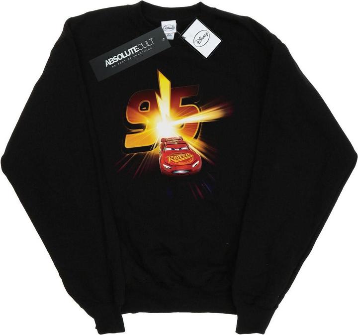 Actual product image Disney Girls Cars Lightning McQueen Burst Sweatshirt (140, 146)
