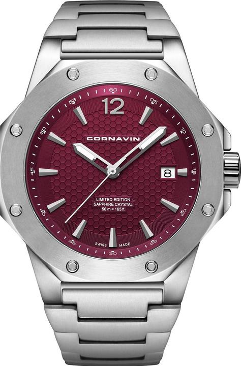 Image du produit Cornavin Centre-ville 3-H (Montre analogique, 41 mm)