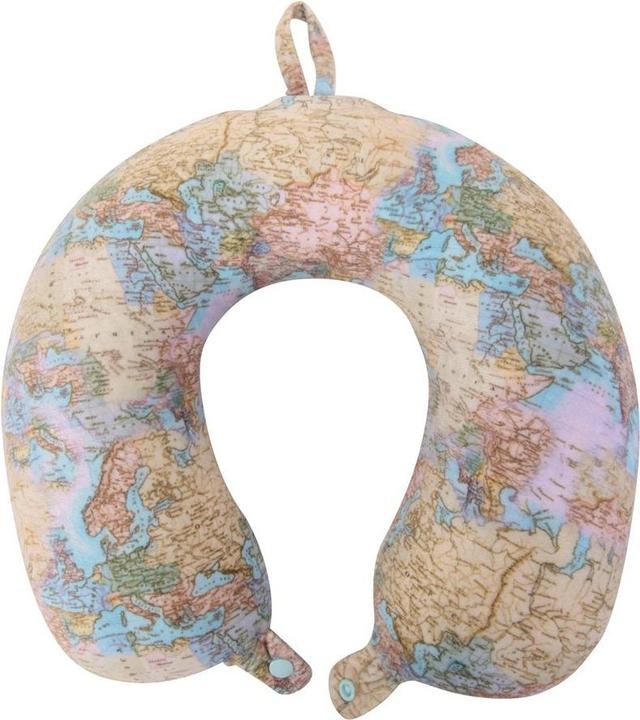Actual product image Mountain Warehouse World Map Memory Foam Travel Pillow (Head & neck pillow)