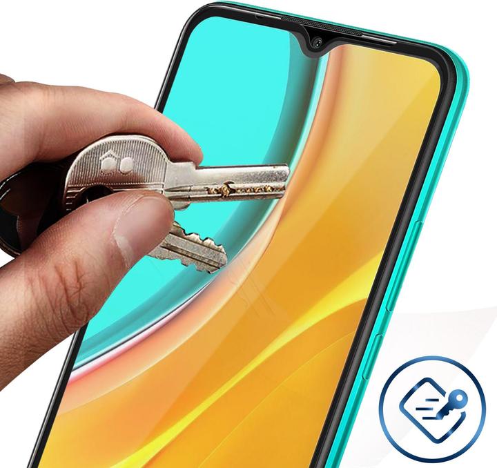 Produktbild Avizar Panzerglas, Glas Schutzfolie, Schutzglas (1 Stück, Xiaomi Redmi 9)
