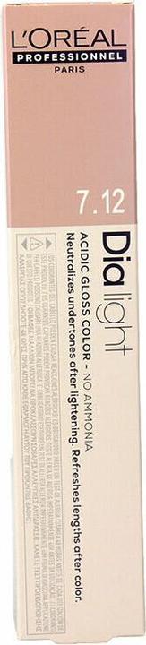 Actual product image L'Oréal Professionnel DIA LIGHT gel-creme acide sans amoniaque #7,12 50 ml (#7,12)