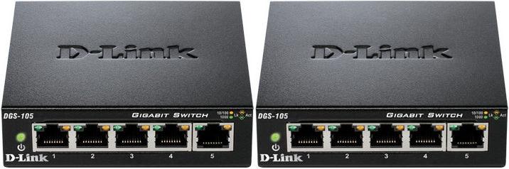 D-Link DGS-105 - set of 2