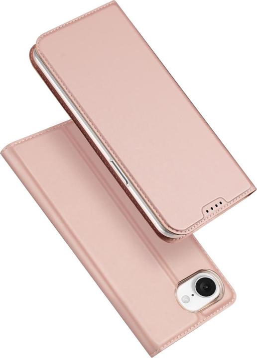 Dux Ducis iPhone SE (2025) Cover with Card Slot - Rose gold (Apple iPhone 16e)