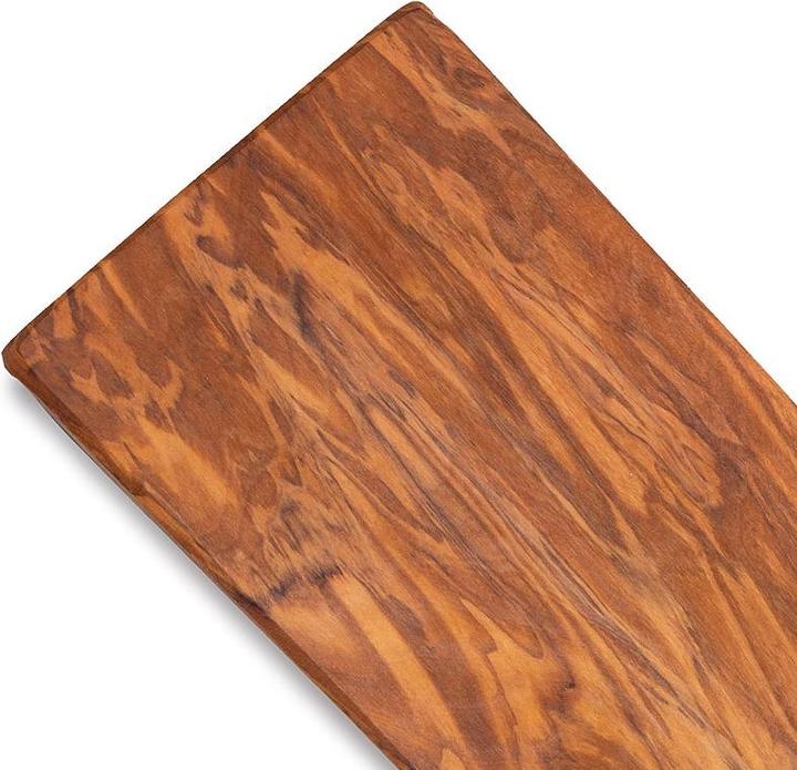 Image du produit Natura Punto Planche à sushi, assiette de service avec pieds, 13 x 28 x 1,5 cm, bois d'olivier