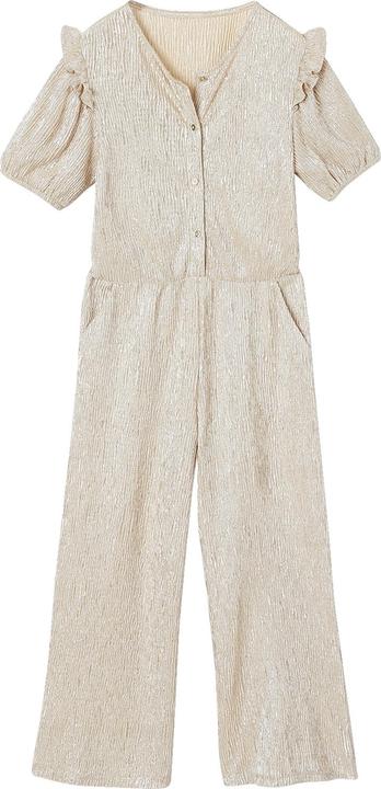 Actual product image Vertbaudet Festive girls' jumpsuit with balloon sleeves (146)