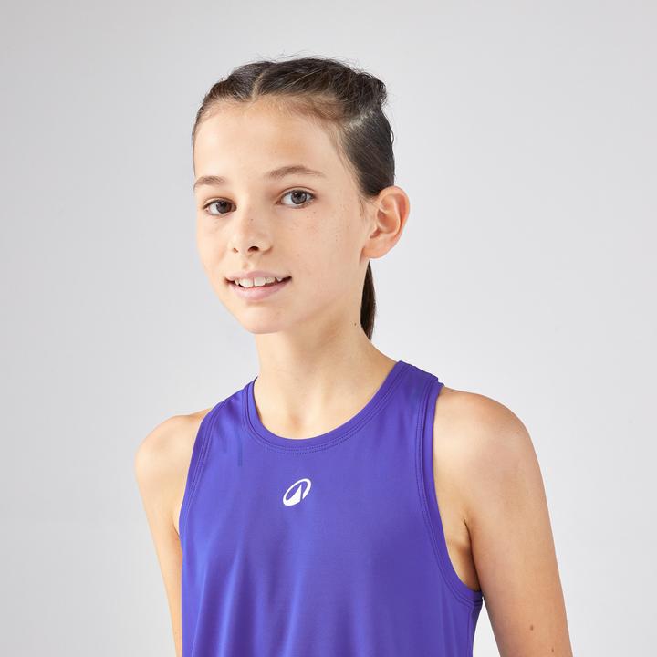 Produktbild Artengo Mädchen Top Rundhals - TTK Dry blau (6, 7, 8)