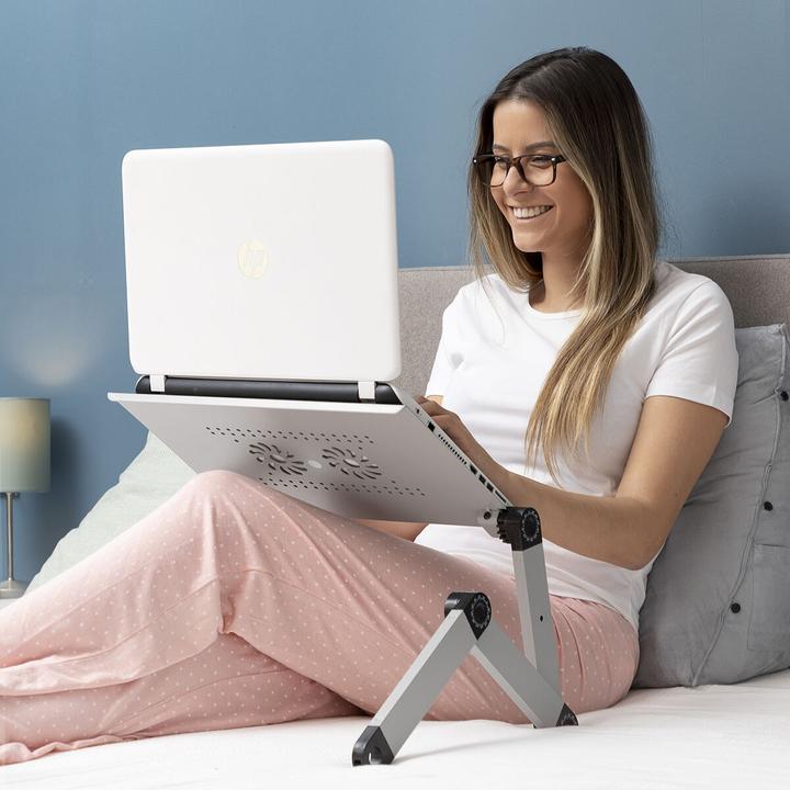 Actual product image InnovaGoods Adjustable laptop table with multiple positions Omnible