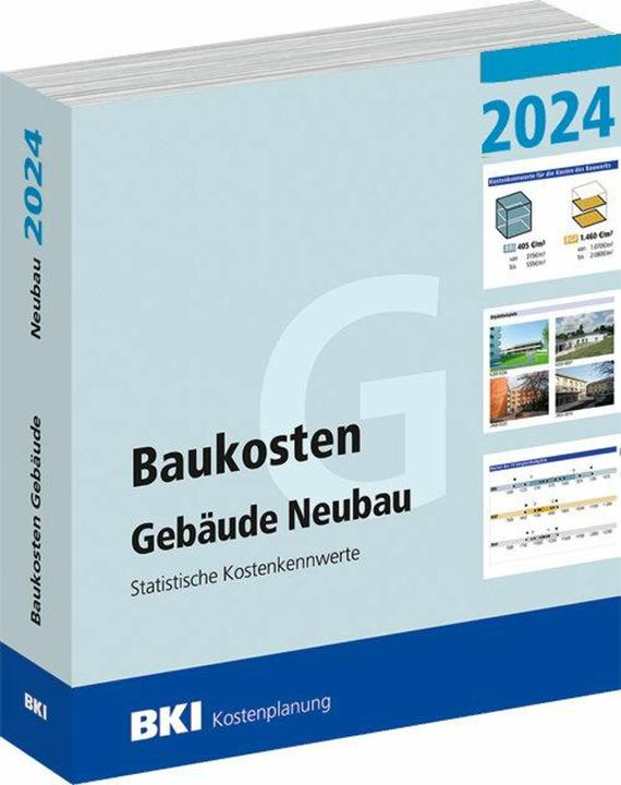 Produktbild BKI Baukosten Gebäude Neubau 2024 - Teil 1 (Deutsch, BKI Baukosteninformationszentrum Deutscher Architektenkammern, 2024)